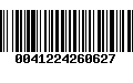 Código de Barras 0041224260627