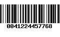 Código de Barras 0041224457768