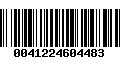 Código de Barras 0041224604483