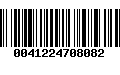 Código de Barras 0041224708082