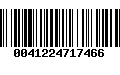 Código de Barras 0041224717466