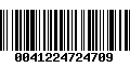 Código de Barras 0041224724709