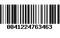 Código de Barras 0041224763463