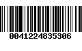 Código de Barras 0041224835306