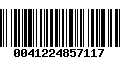 Código de Barras 0041224857117