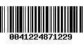 Código de Barras 0041224871229