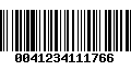 Código de Barras 0041234111766