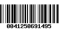 Código de Barras 0041250691495