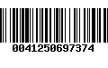 Código de Barras 0041250697374