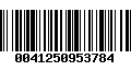 Código de Barras 0041250953784