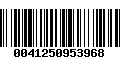 Código de Barras 0041250953968