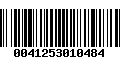 Código de Barras 0041253010484