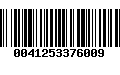 Código de Barras 0041253376009