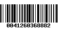 Código de Barras 0041260368882