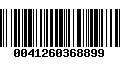 Código de Barras 0041260368899