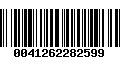 Código de Barras 0041262282599