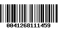 Código de Barras 0041268111459