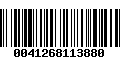 Código de Barras 0041268113880