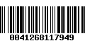 Código de Barras 0041268117949