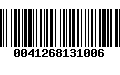 Código de Barras 0041268131006