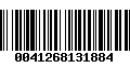 Código de Barras 0041268131884