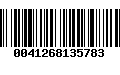 Código de Barras 0041268135783