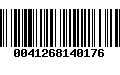 Código de Barras 0041268140176