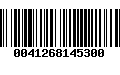 Código de Barras 0041268145300