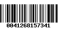 Código de Barras 0041268157341