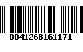 Código de Barras 0041268161171