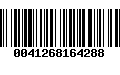 Código de Barras 0041268164288