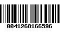 Código de Barras 0041268166596