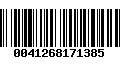 Código de Barras 0041268171385