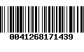 Código de Barras 0041268171439