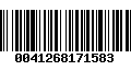 Código de Barras 0041268171583