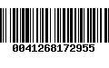 Código de Barras 0041268172955