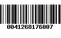 Código de Barras 0041268176007