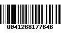 Código de Barras 0041268177646