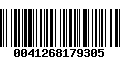 Código de Barras 0041268179305