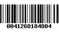 Código de Barras 0041268184804