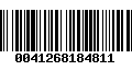 Código de Barras 0041268184811