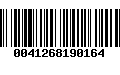 Código de Barras 0041268190164