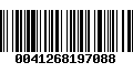 Código de Barras 0041268197088