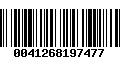 Código de Barras 0041268197477