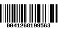 Código de Barras 0041268199563