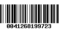 Código de Barras 0041268199723