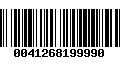 Código de Barras 0041268199990