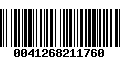 Código de Barras 0041268211760