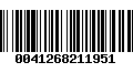 Código de Barras 0041268211951