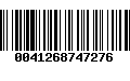 Código de Barras 0041268747276